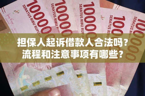 济南担保人起诉借款人合法吗？流程和注意事项有哪些？