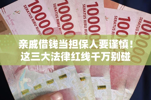 济南亲戚借钱当担保人要谨慎！这三大法律红线千万别碰