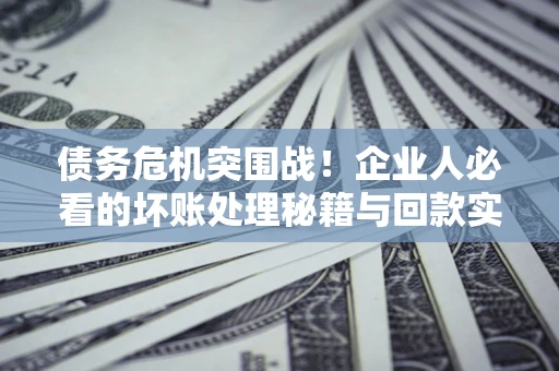 济南债务危机突围战！企业人必看的坏账处理秘籍与回款实战指南