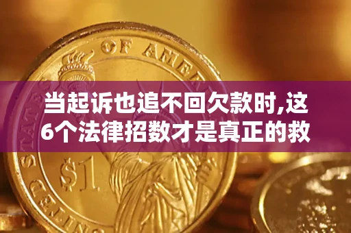 济南当起诉也追不回欠款时,这6个法律招数才是真正的救命稻草